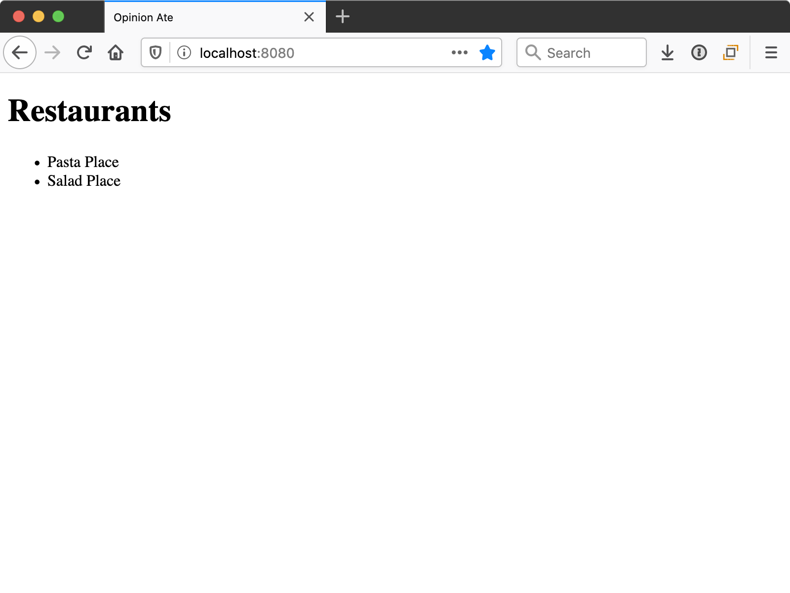 App with real API