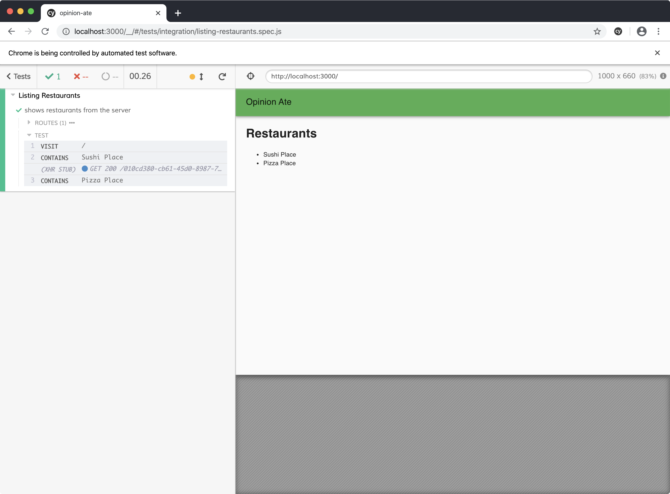 App styled with MUI