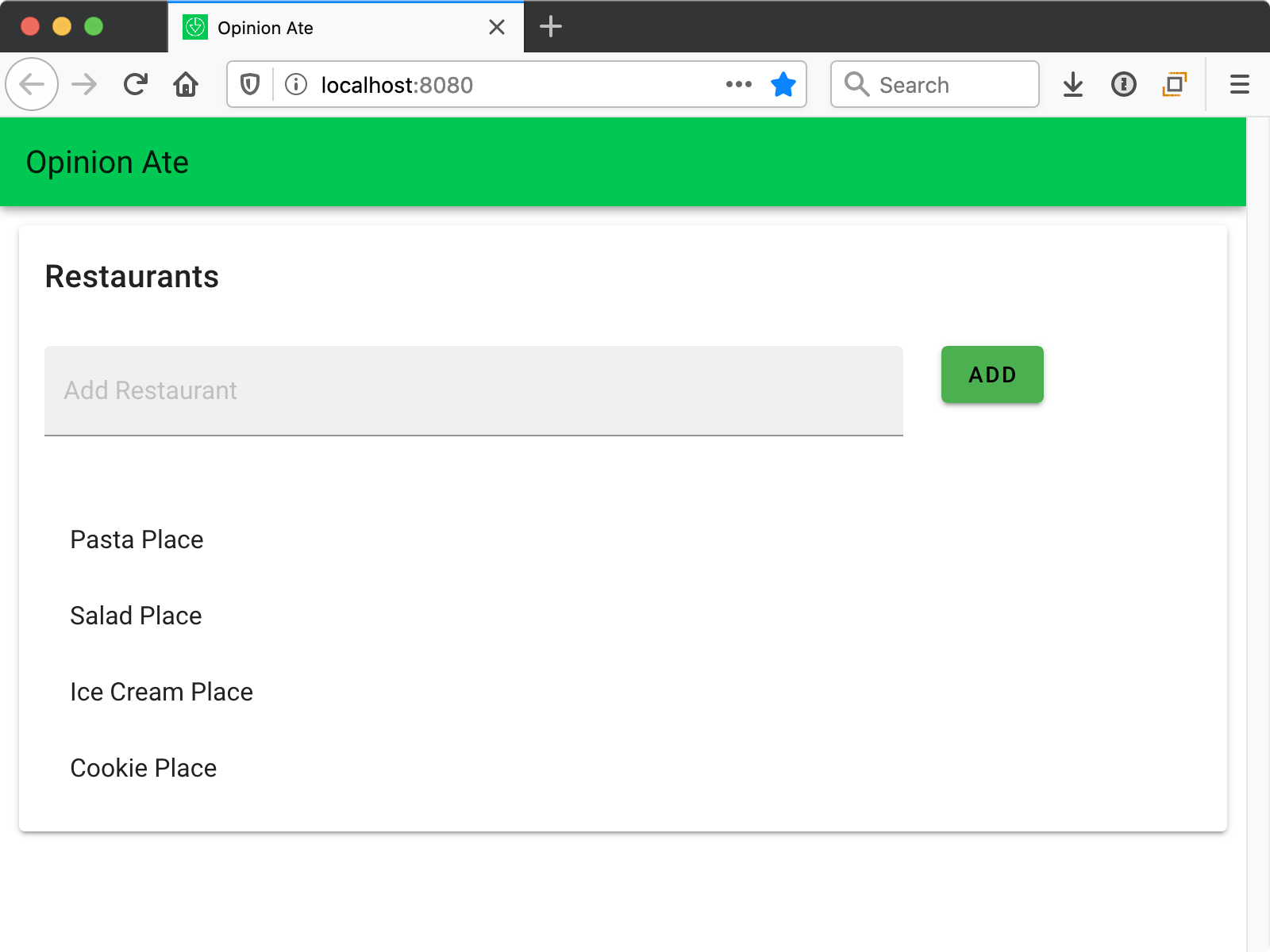 Form elements in a row